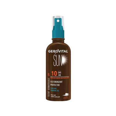Protector suncare tanning oil SPF 10, , medium