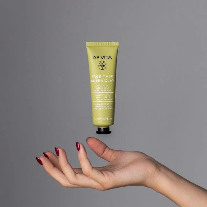 Product image: Apivita face mask with green clay deep cleansing x 50ml-null