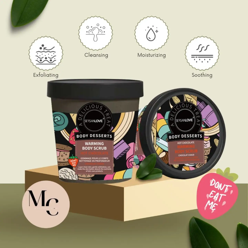 Product image: Sersanlove warming body scrub – hot chocolate-null