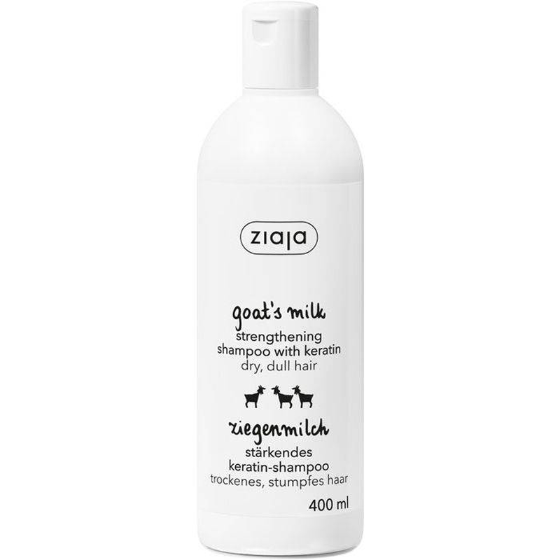 Ziaja goats milk shampoo with keratin 400ml image number null