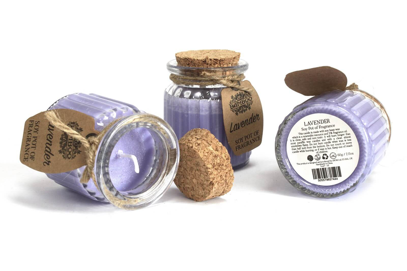 Product image: Fragrance candle - lavender soy pot, , medium-null