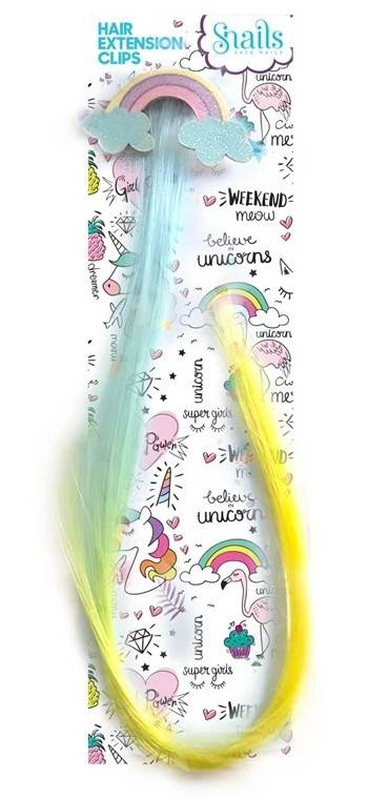 Invisibobble snails hair extension clips unicorn, hair accesories, , medium-null