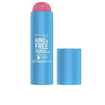 Rimmel kind & free tinted multi stick blush & lipstick 003 pink heat, , medium