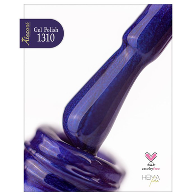 Gel polish №1310 15ml. Ημιμόνιμο βερνίκι. Μπλε ιριδιζον.