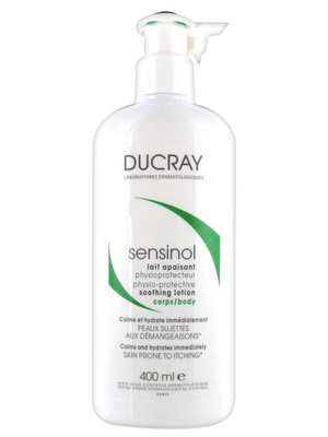 Ducray sensinol physio-protective soothing body lotion for skin prone to itching 400ml, , medium