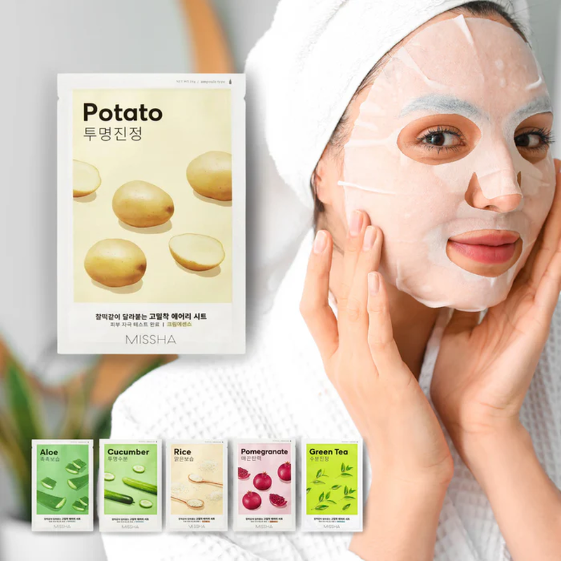 Airy fit sheet mask potato, , medium-null