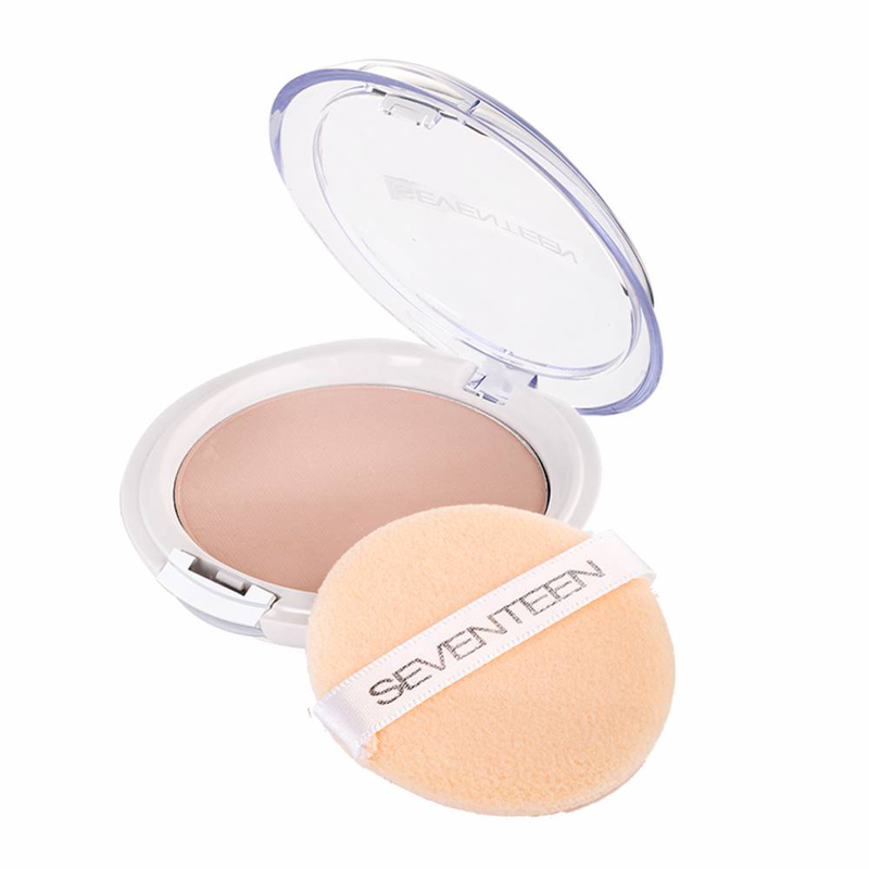 Seventeen natural silky transparent compact powder image number null