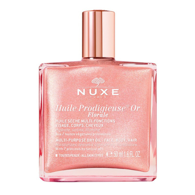 Nuxe huile prodigieuse or florale &pi;&omicron;&lambda;&upsilon;&chi;&rho;&eta;&sigma;&tau;&iota;&kappa;ό &xi;&eta;&rho;ό &lambda;ά&delta;&iota; &pi;&rho;&omicron;&sigma;ώ&pi;&omicron;&upsilon;, &sigma;ώ&mu;&alpha;&tau;&omicron;&sigmaf;, &mu;&alpha;&lambda;&lambda;&iota;ώ&nu; 50 ml-null