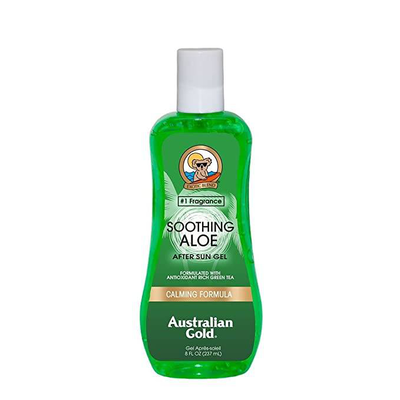 Australian gold soothing aloe gel calming formula after sun 237ml