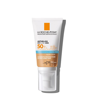 La roche-posay anthelios uvmune 400 hydrating tinted face cream SPF 50+ 50 ml, , medium