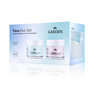 Garden face duo set moisturizing cream 50ml + anti-wrinkle cream 50ml, , medium