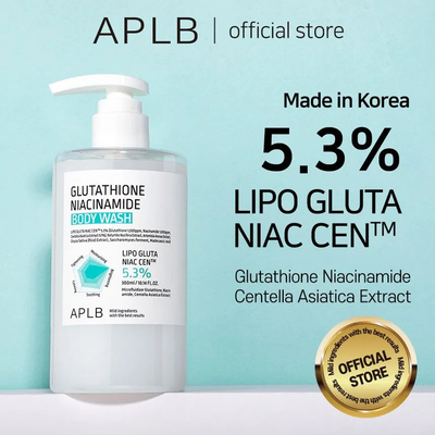 Aplb glutathione niacinamide brightening body wash - 300ml, , medium