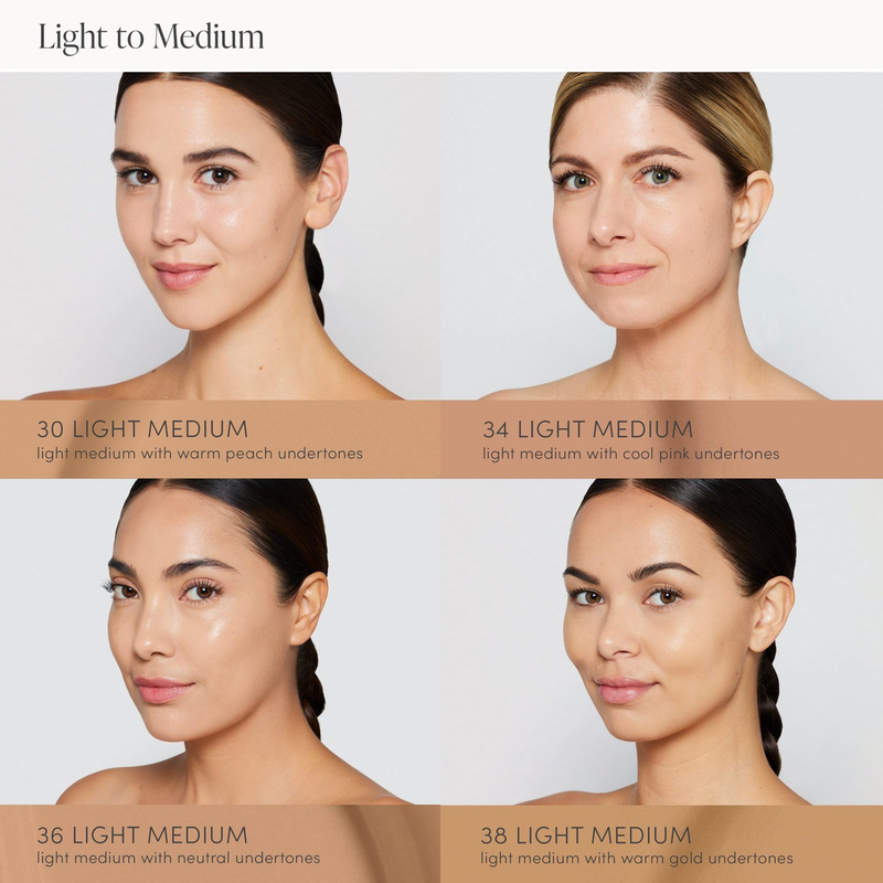 New skintuition SPF30 radiance-boosting liquid foundation, , medium-null