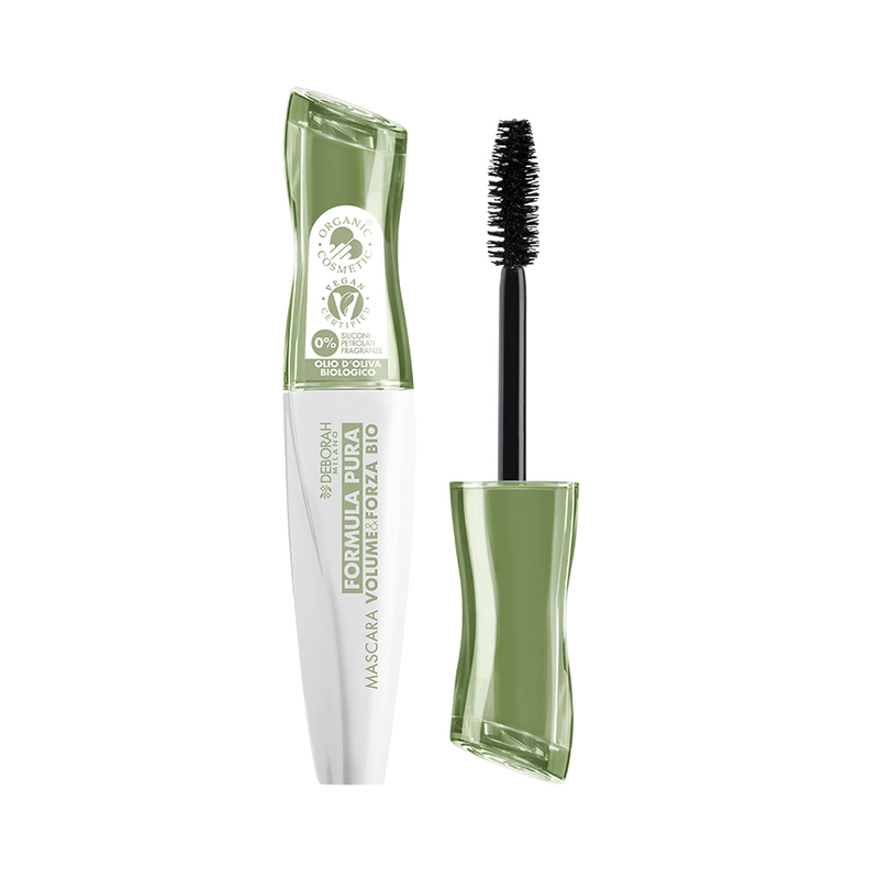 Deborah formula pura mascara volume & forza bio black, , medium-null