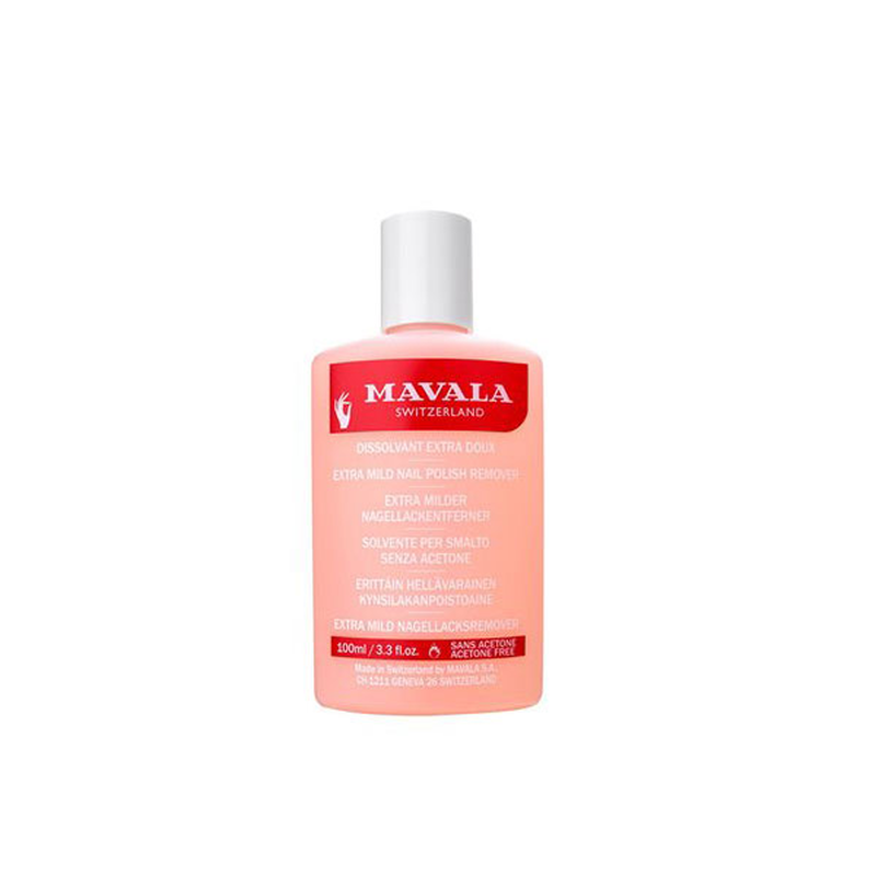 Mavala extra-mild nail polish remover acetone-free 100ml-null