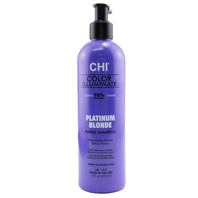 Chi ionic color illuminate shampoo - # platinum blonde purple shampoo 355ml, , medium