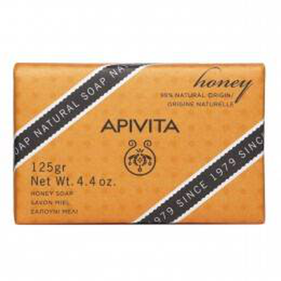 Apivita natural bar soap honey x 125g, , medium
