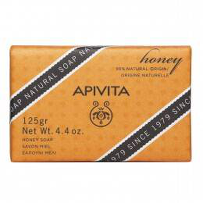 Product image: Apivita natural bar soap honey x 125g-null