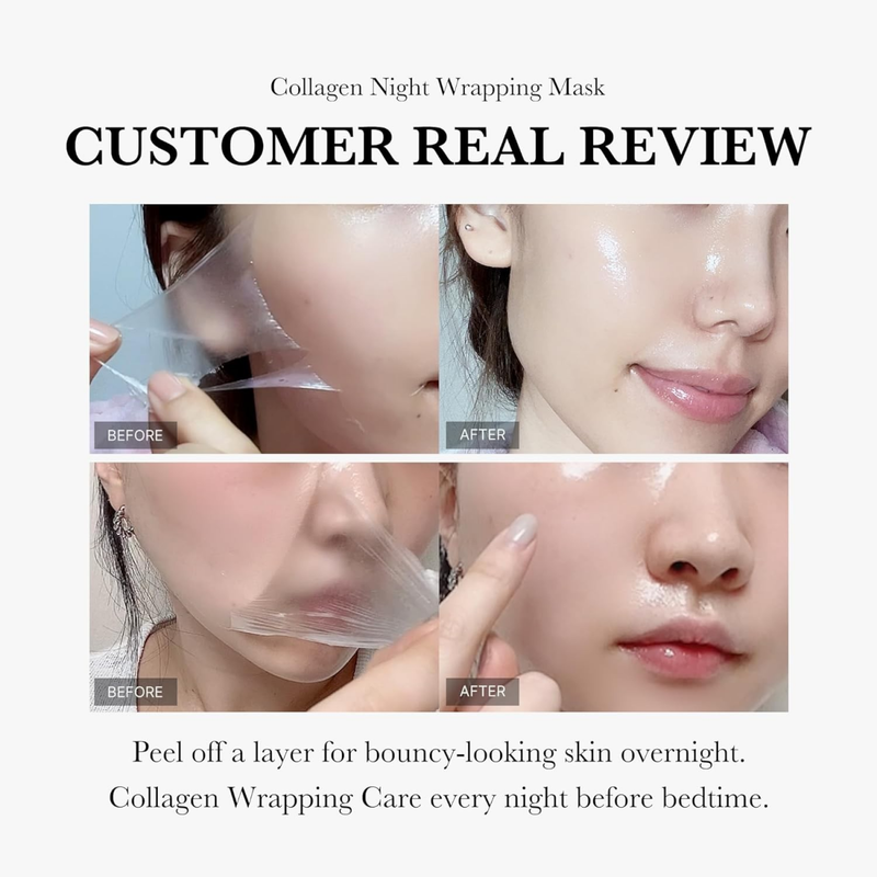 Collagen night wrapping mask-null