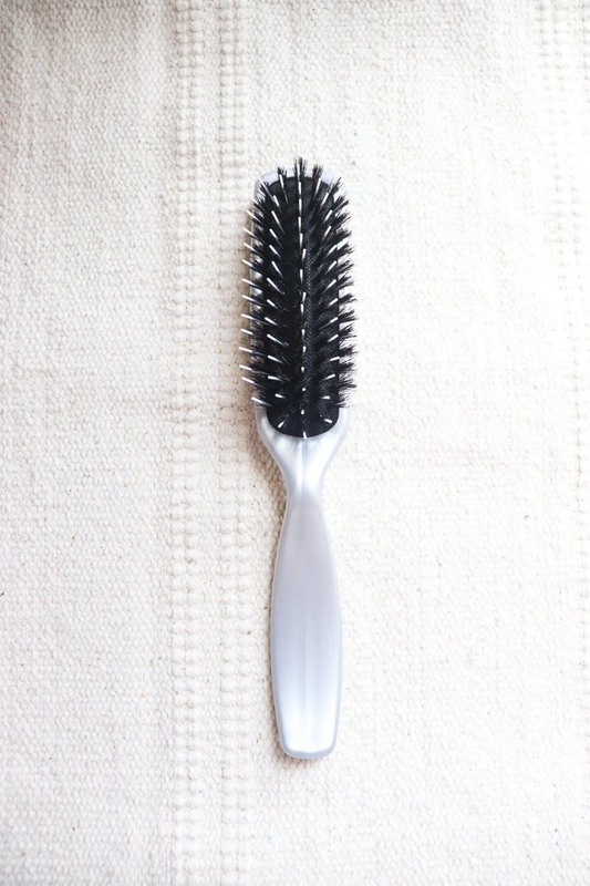 Small narrow professional boar bristle brush, , medium-null