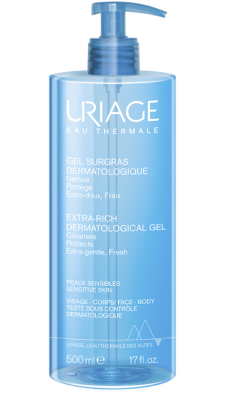 Uriage extra rich dermatological foaming gel 500ml image number null