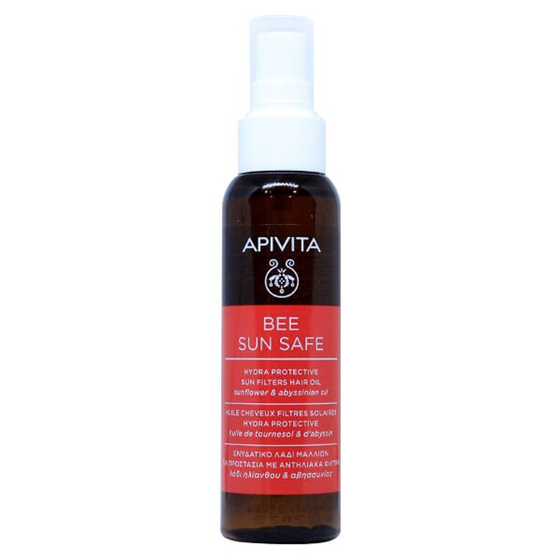 Apivita bee sun safe suncare hair oil 100ml-null