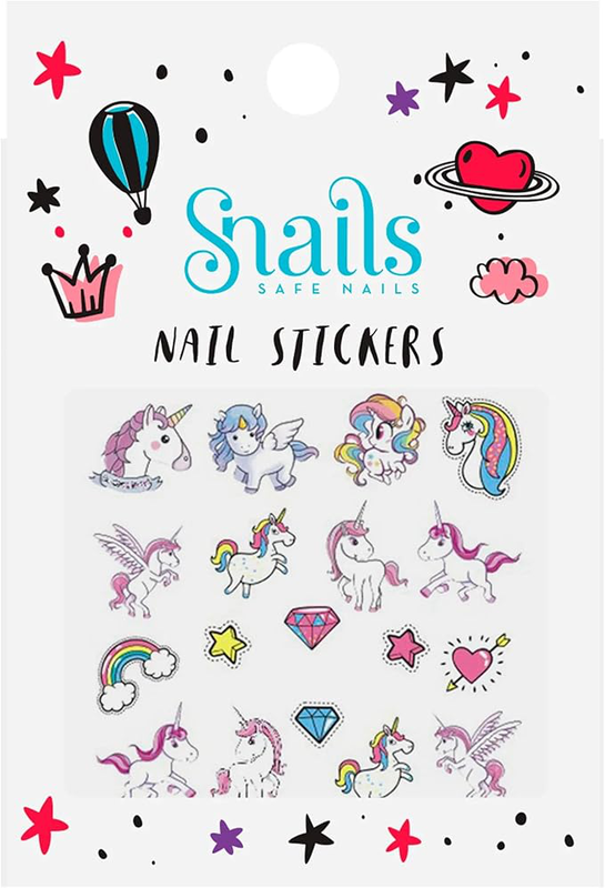 Product image: Snails nail stickers unicorn, , medium-null