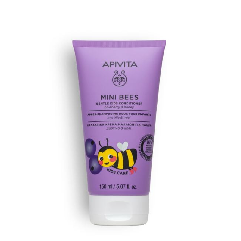Apivita mini bees Gentle kids conditioner with blueberry & honey, 150ml-null