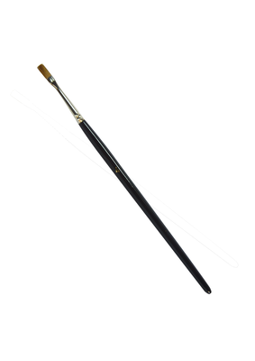 Wooden handle brush no.4 flat (sable hair), , medium