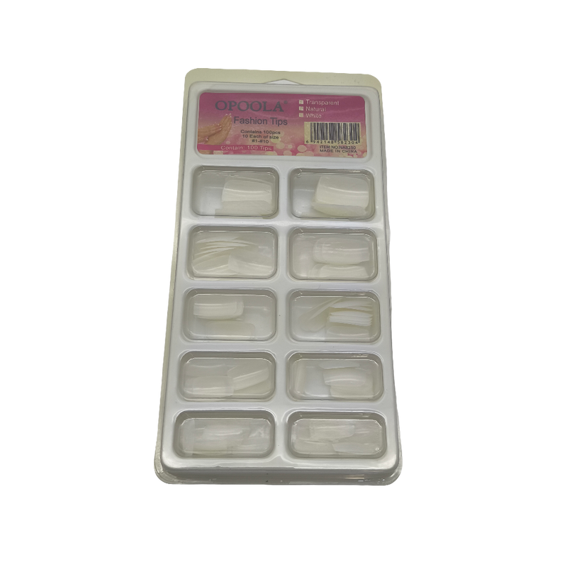 Product image: Transparent tips 100 pcs, , medium-null