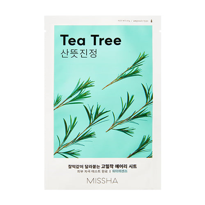 Missha Airy fit sheet mask &ndash; tea tree, , medium