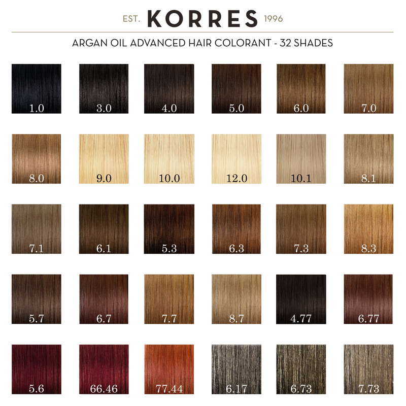 Korres argan oil advanced hair colorant no 7.7 mocha 75ml, , medium image number null