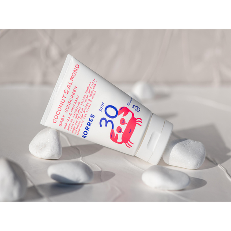 Korres coconut & almond baby face & body sunscreen SPF30 100ml-null