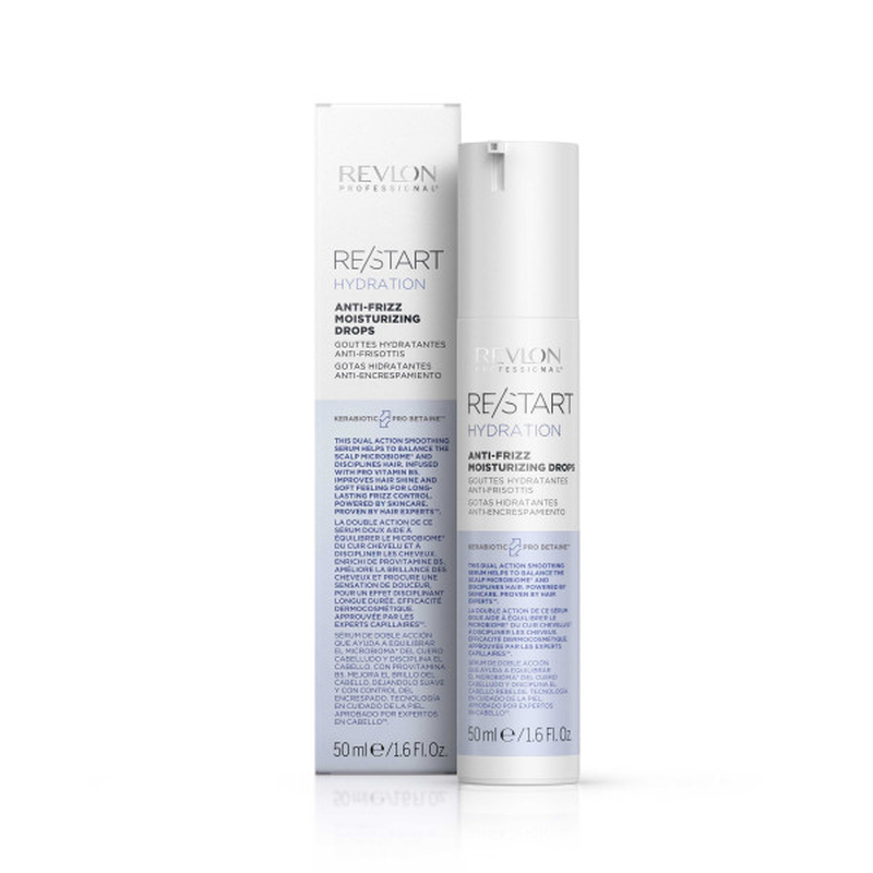 Revlon restart hydration anti frizz moisturizing drops 50 ml image number null