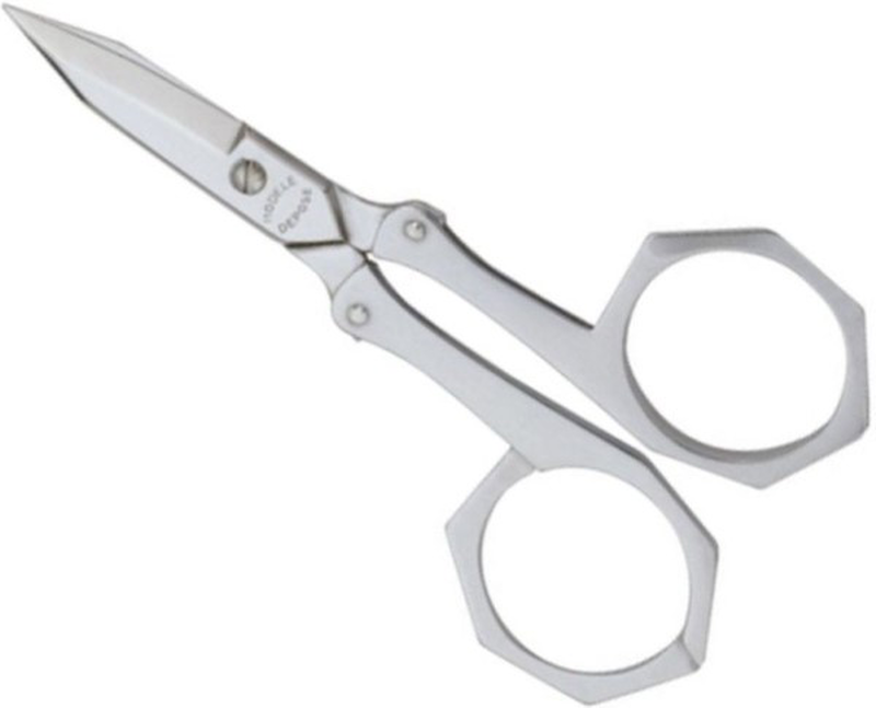 Folding scissors, stainless, , medium-null