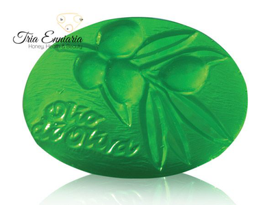 Olive, handmade glycerin soap, 60 g, bioherba, , medium