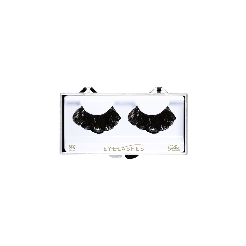 Black lace eyelashes, , medium-null