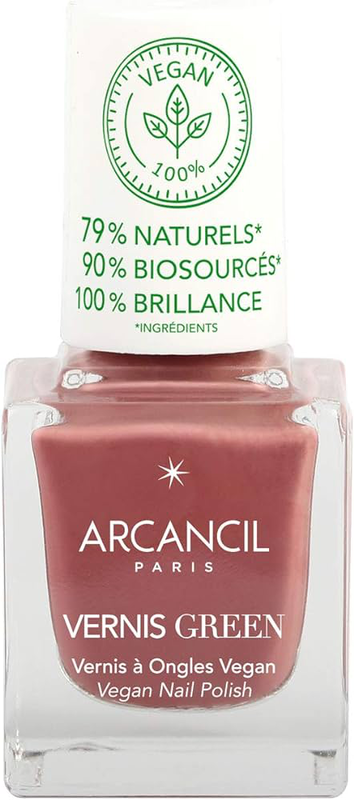 Arcancil vernis green vegan nail polish wild pink no 370, , medium image number null