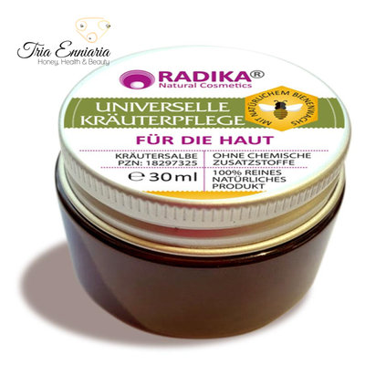 Ointment 7 herbs, universal herbal ointment for skin problems and irritations, 30 ml, radika, , medium