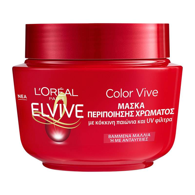 L'oreal elvive color-vive hair mask 300ml, , medium image number null