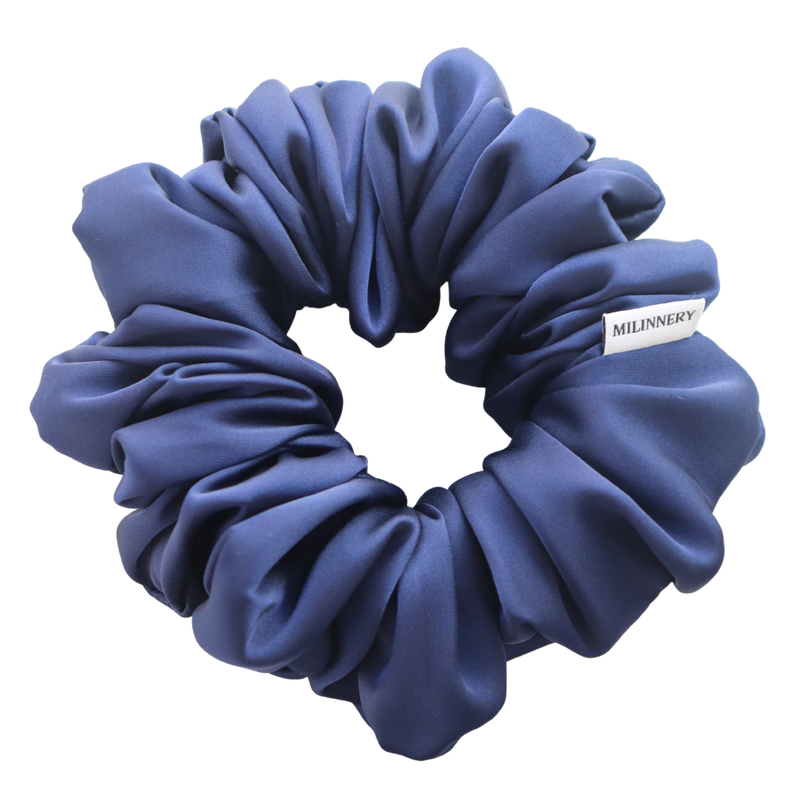 Moonlight glow satin scrunchie-null
