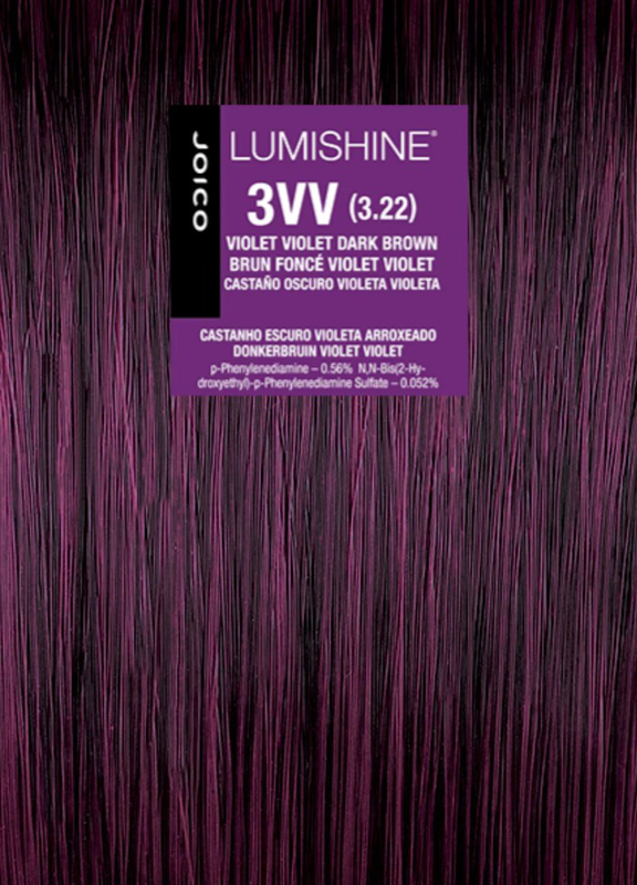 Joico lumishine permanent creme color - 3vv/3.22, , medium-null