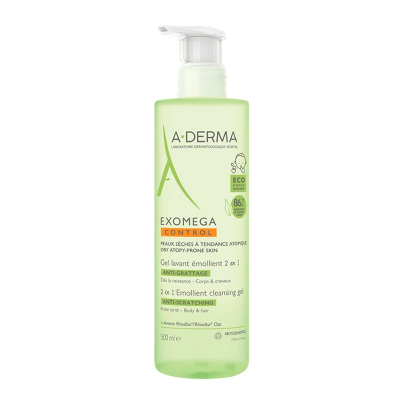 A-derma exomega control &epsilon;&nu;&upsilon;&delta;&alpha;&tau;&iota;&kappa;ό &tau;&zeta;&epsilon;&lambda; &kappa;&alpha;&theta;&alpha;&rho;&iota;&sigma;&mu;&omicron;ύ &pi;&rho;&omicron;&sigma;ώ&pi;&omicron;&upsilon;/&sigma;ώ&mu;&alpha;&tau;&omicron;&sigmaf;/&mu;&alpha;&lambda;&lambda;&iota;ώ&nu; &gamma;&iota;&alpha; &xi;&eta;&rho;ό/&alpha;&tau;&omicron;&pi;&iota;&kappa;ό &delta;έ&rho;&mu;&alpha; 500 ml-null