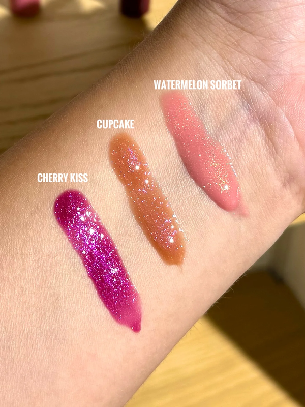 Product image: Watermelon shimmer peptide lip balm, , medium-null