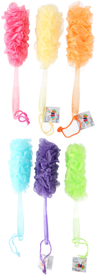 Bath & shower bath sponge 40cm 6 &delta;&iota;&alpha;&phi;&omicron;&rho;&epsilon;&tau;&iota;&kappa;&alpha; &chi;&rho;&omega;&mu;&alpha;&tau;&alpha; pe/ps, , medium