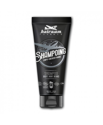 Hairgum hair beard and body shampoo 200g cosmos nat