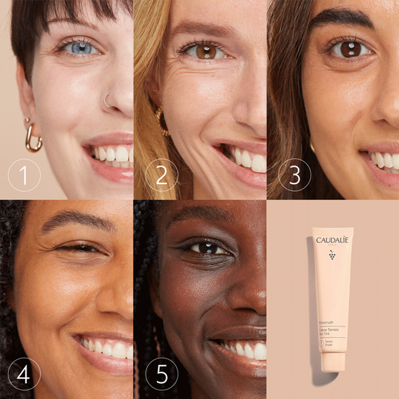 Caudalie vinocrush skin tint &ndash; natural tone corrector with hyaluronic acid-null