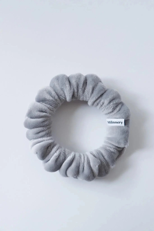 Gray moonlight xxs scrunchie, , medium-null