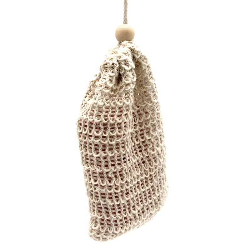Nature soap bag - washed jute, , medium-null