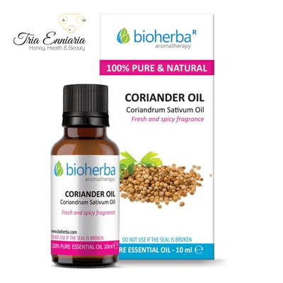 Coriander, pure essential oil, 10 ml, bioherba, , medium